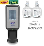 Purell Cs8 Auto Hand Sanitizer Dispenser Graphite + 2 Foam Refills 7824,7851-02. Fixed Price $77.77.