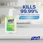 Hand Sanitizer Purell Advanced Naturals Gel , 8 Oz Bottle With Pump For Adults. Fixed Price $23.99.