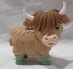 Bath & Body Works Pocketbac Pb Pal Holder Clip-on Highland Cow Bull. Fixed Price $35.55.