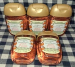 5 Pack Vera Bradley Peach Blossom & Nectar Pocketbac Sanitizer Bath Body Works. Fixed Price $30.00.
