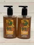 Bath & Body Works Pumpkin Apple Hand Gel Sanitizer Pump 7.6oz X2. Fixed Price $36.50.