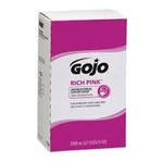 Gojo 7220 Hand Cleaner: 2 L Dispenser Refill Liquid, Rich Pink. Fixed Price $21.55.