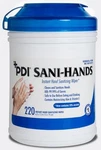 Sani-hands Instant Hand Sanitizing Wipes 6x7.5" 220 Wipe Canister. Fixed Price $70.08.
