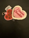 Bath & Body Works Heart Chocolate Detachable Key Chain Pink White Red Brown. Fixed Price $9.00.