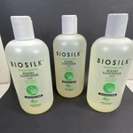 3 Pack Biosilk Moisturizing Hand Sanitizer Soothing Aloe Vera 77%. Fixed Price $10.00.