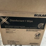 Nob Case Of 12 Ecolab Disinfectant Wipes 220ct Per Container. Fixed Price $99.99.
