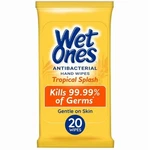 Wet Ones Hand Wipes Antibacterial Tropical Splash For Car, Travel, To Go, 20 Pak. Fixed Price $7.74.