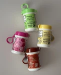 4x Biopure Anti-bacterial Hand Wipes Travel Canisters Variety Pack 20 Ct Each. Fixed Price $18.95.