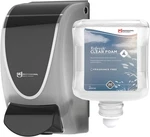 Clear Foam Dispenser And Refill Starter Kit, Wall Mount Soap For Hand. Fixed Price $57.99.