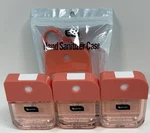 B.pure Limited Edition Sweet Plum & Jasmine 3pk Hand Sanitizer W/ Case. Fixed Price $15.95.