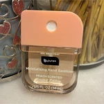 B.pure Moisturizing Hand Sanitizer Peach Scented Limited Edition 1.15 Fl Oz. Fixed Price $4.00.