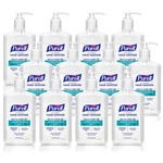 Purell 2-in-1 Moisturizing Advanced Gel Hand Sanitizer, 12 Oz, 12pk. Fixed Price $85.68.