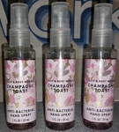 Bath & Body Works Champagne Toast Anti Bacterial Hand Sanitizer Spray Lot Of 3. Fixed Price $18.99.