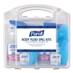 Purell? Body Fluid Spill Kit, 4.5 X 11.88 11.5, One Clamshell Case With 2 Sing. Fixed Price $117.97.