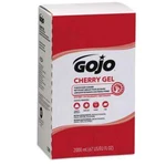 Gojo 7290-04 Hand Cleaner: 2 L Dispenser Refill Gel, Red, Cherry Scent. Fixed Price $40.02.