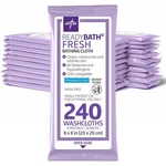Shower Wipes 240 Count Medline Readybath Hypoallergenic Fresh Unscented No-rinse. Fixed Price $59.99.