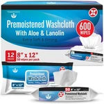 Non Flushable Wet Wipes For Adults - Case Of 600 Body With Aloe And Lan.... Fixed Price $65.76.