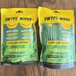 New 2x Swype Wipes Eucalyptus Face & Body Cleansing 30 Ct Each Pkg. Fixed Price $25.00.