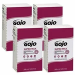 Gojo 7282-04 Supro Max Cherry Hand Cleaner, , 2000 Ml Refill-4 Pack. Fixed Price $127.99.