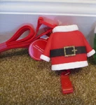 Bbw Bath Body Works Christmas Santa Suit Lanyard Jingle Bell Holder W/badge Clip. Fixed Price $8.99.
