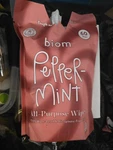 Biom Peppermint All-purpose Wipes Refills 60 Count 100% Plant-based. Fixed Price $19.99.