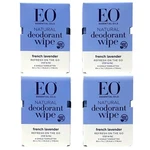 Eo Deodorant Wipe French Lavender Refresh On The Go 4 Boxes(24 Towelettes Total). Fixed Price $24.95.