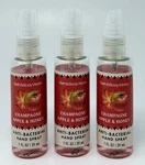 3 Bath & Body Works Champagne Apple Honey Anti Bacterial Hand Spray Sanitizer. Fixed Price $14.99.
