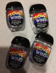 New 4-pack Rainbow Waves Love Wins Pocketbac Sanitizer Bath & Body Works. Fixed Price $8.98.