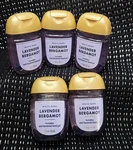 5-pack New Lavender Bergamot Pocketbac Sanitizers 1 Oz Bath & Body Works. Fixed Price $19.95.