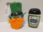 Bath & Body Works 2pc Dangle Beard Leprechaun Pocketbac Holder + Gel Sanitizer. Fixed Price $20.69.