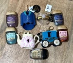 Bath & Body Works Complete Set Of 4 Bridgerton Pocketbac Holders + 5 Sanitizers. Fixed Price $70.00.