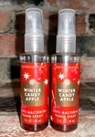 2 Bath & Body Works Winter Candy Apple Hand Spray Sanitizer 1 Fl Oz 29 Ml Each. Fixed Price $9.99.