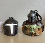 Bath And Body Works Star Wars Mandalorian & Grogu Pocketbac Sanitizer Holders. Fixed Price $48.00.