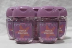 Bath & Body Works Pocketbac Hand Gel Lot Set Of 5 Beach Weather. Fixed Price $28.66.