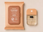 Biopure Vanilla Cr Me Hand Sanitizer & Island Wipes Bundle. Fixed Price $8.99.