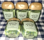 5-pack New White Tea & Sage Pocketbac Sanitizers 1 Oz Bath Body Works. Fixed Price $26.00.