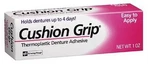 Cushion Grip Thermoplastic Denture Adhesive For Dentures, Long-lasting. Fixed Price $12.98.