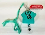 Bath Body Works Pocketbacs Holder Green Scrubs Medical Field W Lanyard. Fixed Price $26.97.
