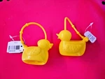 Bath & Body Works Set Of 2 Billie The Duck Yellow Rubber Pocketbac Holders. Fixed Price $20.77.