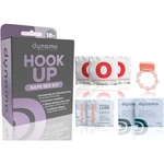 Hook Up Safe Sex Kit - Screaming O Condoms, Lube Foils, Intimate Wipes. Fixed Price $19.99.