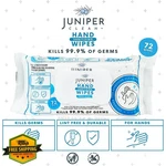 Juniper Clean Hand Sanitizing Wipes 72 Count Disposable Fresh Scent. Fixed Price $20.00.