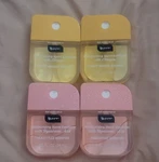B-pure Moisturizing Scented Hand Sanitizer Peach Fizz Sunset Breeze 4pk. Fixed Price $20.00.