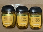 Sunshine & Lemons Pocketbac Hand Sanitizer 3 Pack Bath Body Works. Fixed Price $9.95.