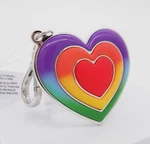 (1) Bath & Body Works Rainbow Heart Pocketbac Gel Holder W/ Clip. Fixed Price $14.99.