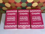 Crayola Kids Clean Hand Wash 15 Wipes (45 Packets Total) 3 New Boxes. Fixed Price $13.00.