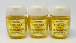 3 Bath Body Works You Are My Sunshine Pocketbac Anti Bacteria Hand Gel Sanitizer. Fixed Price $12.99.