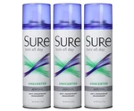 3 Pack Sure Unscented Aerosol Spray Anti-perspirant Deodorant 6 Oz. Last 48hr.. Fixed Price $26.48.