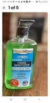 Handvana Hydroclean Gel Hand Sanitizer 17 Fl Oz. Fixed Price $19.95.