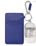 Bath & Body Works Navy Blue Id Tag Card Pocket Bac Holder Bag Sleeve Sanitizer. Fixed Price $14.95.