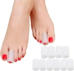 Povihome Toe Sleeves, Protectors, 10 Pack Tube Pads For Hammer Toe,stubb. Fixed Price $14.51.
